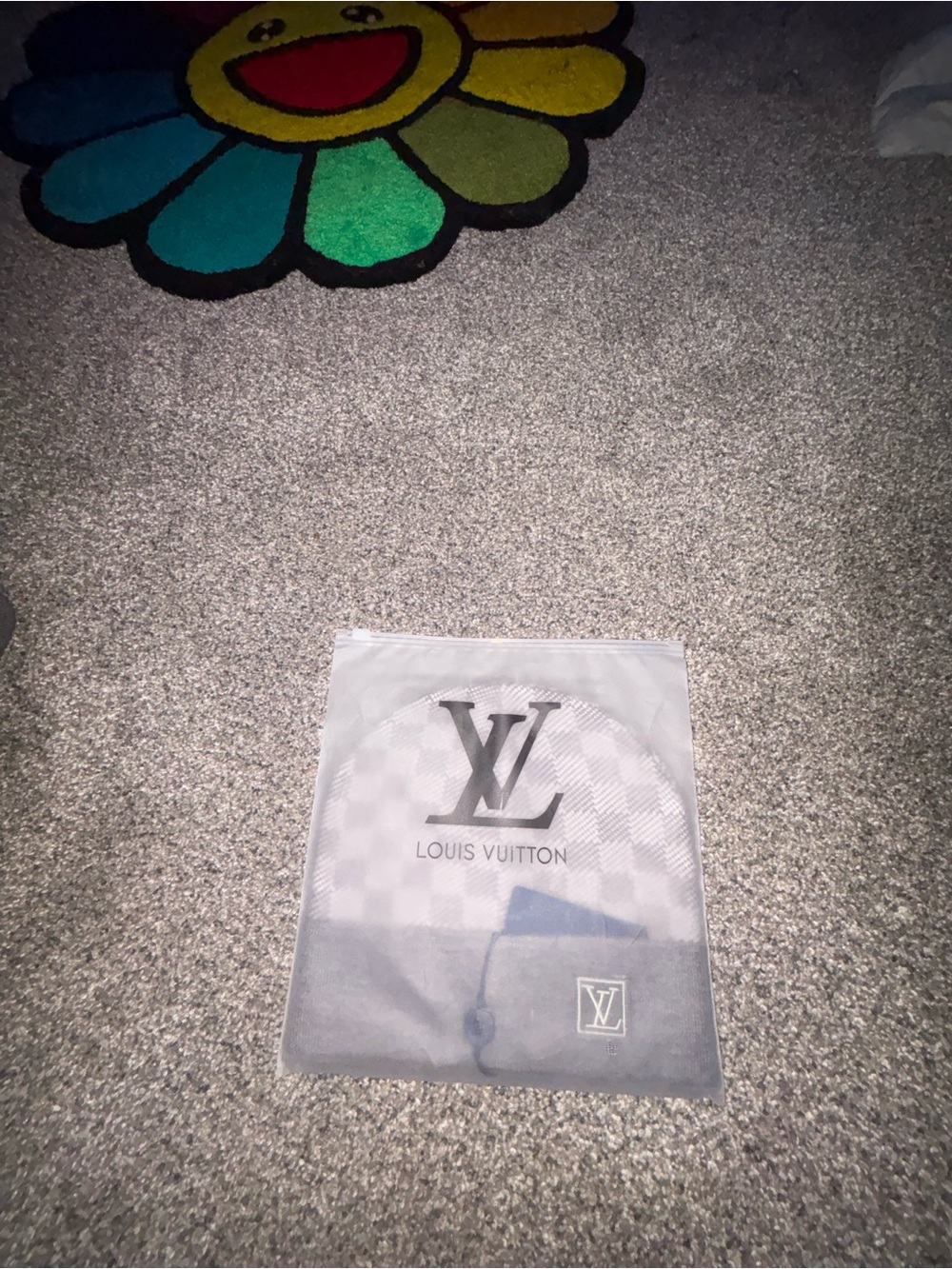 Louis Vuitton Gray Beanie